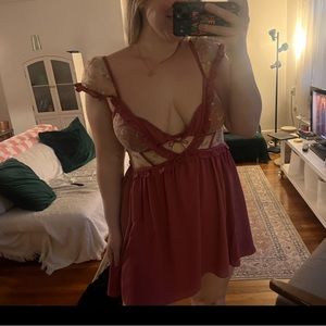 For love of lemons mauve dress - camila slip dress